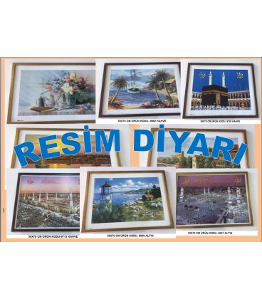 RESİM DİYARI 50X70 CM ÇERÇEVE