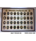 OSMANLI PADİŞAHLARI PANOSU 70X100 CM