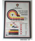 SİVİL SAVUNMA VE İKAZ ALARM İŞARETLERİ 50X70