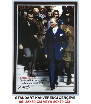 ATATÜRK RESMİ 05 (ÇERÇEVELİ)