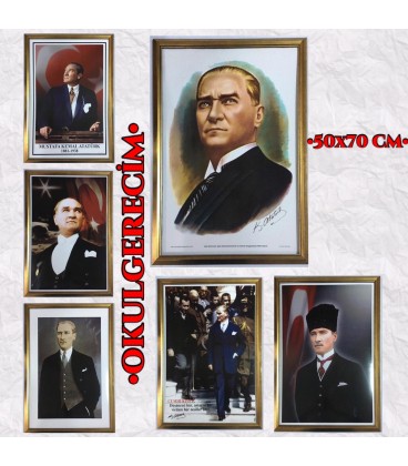 ÇERÇEVELİ ATATÜRK RESİMLERİ 