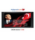 ATATÜRK GÖRSELLİ MAKAM ARKALIĞI PANOSU