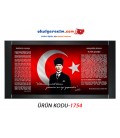 ATATÜRK GÖRSELLİ MAKAM ARKALIĞI PANOSU