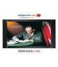 ATATÜRK GÖRSELLİ MAKAM ARKALIĞI PANOSU