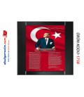 ATATÜRK GÖRSELLİ MAKAM ARKALIĞI PANOSU