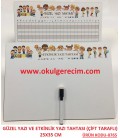 KALEMLİ ÇİFT TARAFLI GÜZEL YAZI TAHTASI 25X35 EBAT