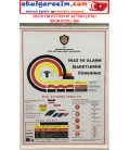 SİVİL SAVUNMA VE İKAZ ALARM İŞARETLERİ 50X70