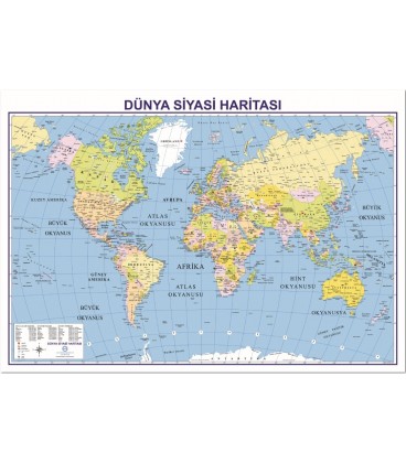 DÜNYA SİYASİ&FİZİKİ HARİTASI
