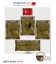 Atatürk Köşesi 5'li Set Pirinç Görünümlü Yansımalı Altın Çerçeveli Tablo