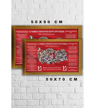 15 TEMMUZ ŞEHİTLER KİTABESİ VE ÖMER HALİSDEMİR HAYATI 2'Lİ SET