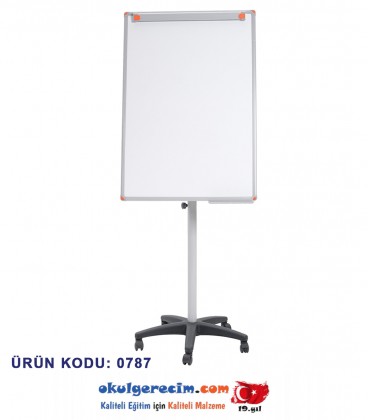 Yıldız Mobil Ayaklı 5 Tekerlekli Yazı Tahtası (70x100)