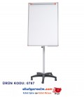 Yıldız Mobil Ayaklı 5 Tekerlekli Yazı Tahtası (70x100)