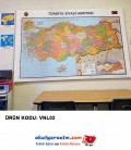 Türkiye Siyasi Haritası - Vinil / Branda Baskı (110x74 cm)