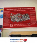 15 Temmuz Demokrasi Şehitleri Köşesi - Vinil / Branda Baskı (110x74 cm)